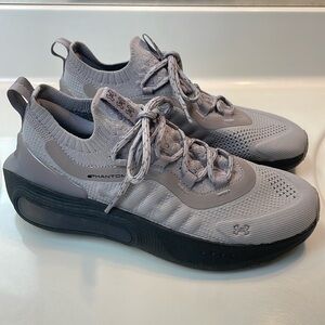 Under Armour Men’s Phantom 4 Gray Black Training Athletic Shoes
